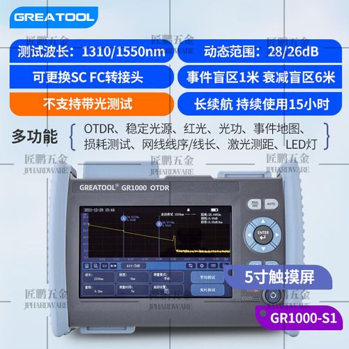 格瑞圖otdr光時域反射儀雙波長1310/1550儀 光纖斷點尋障儀光纜檢測設(shè)